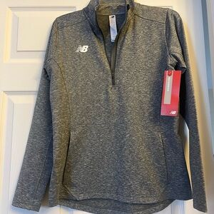 New Balance Heather Gray Performance Pullover